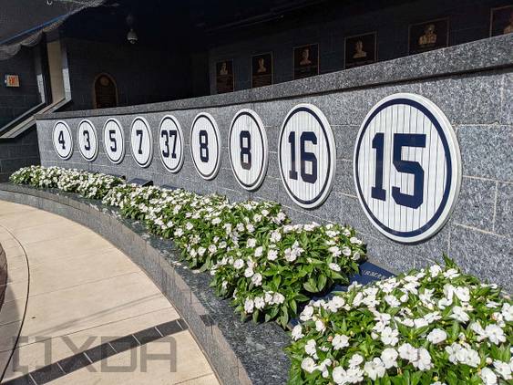 Retired numbers at Yankee Stadium