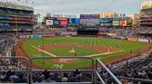 Picture of the field at Yankee Stadium