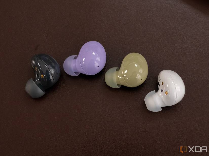 Samsung Galaxy Buds 2 in all four colors