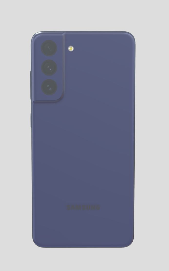Samsung Galaxy S21 FE render in blue