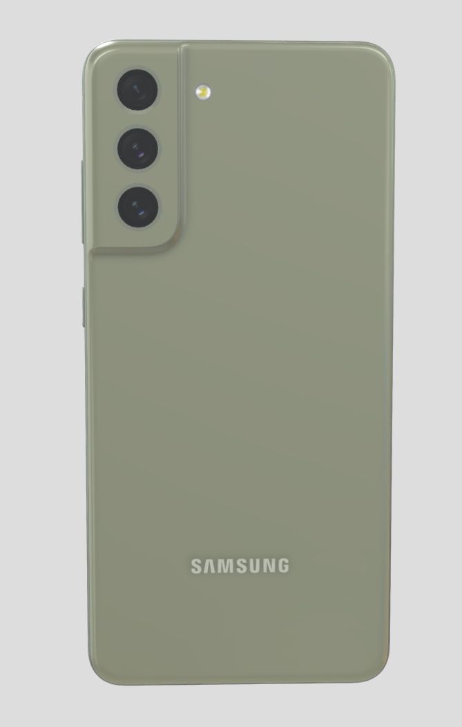 Samsung Galaxy S21 FE render in green