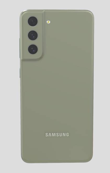 Samsung Galaxy S21 FE render in green