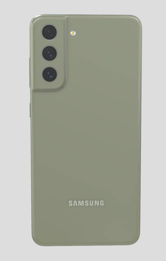 Samsung Galaxy S21 FE render in green