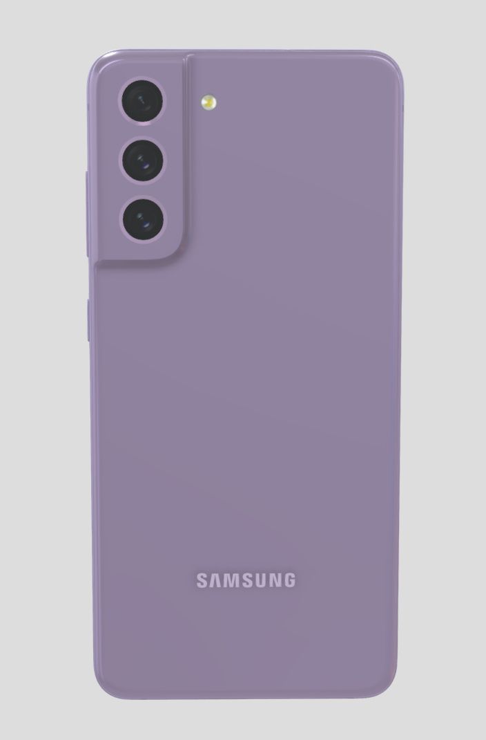 Samsung Galaxy S21 FE render in violet