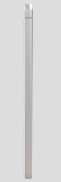 Samsung Galaxy S21 FE in White from the side