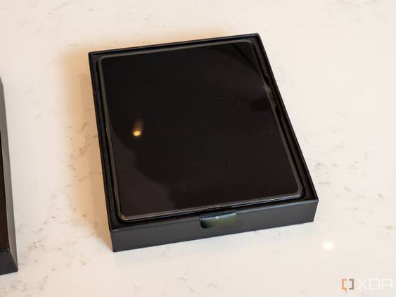 Galaxy Z Fold 3 inside of its box