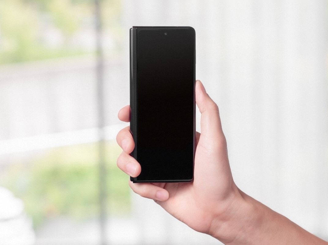 Samsung Galaxy Z Fold 3 in hand