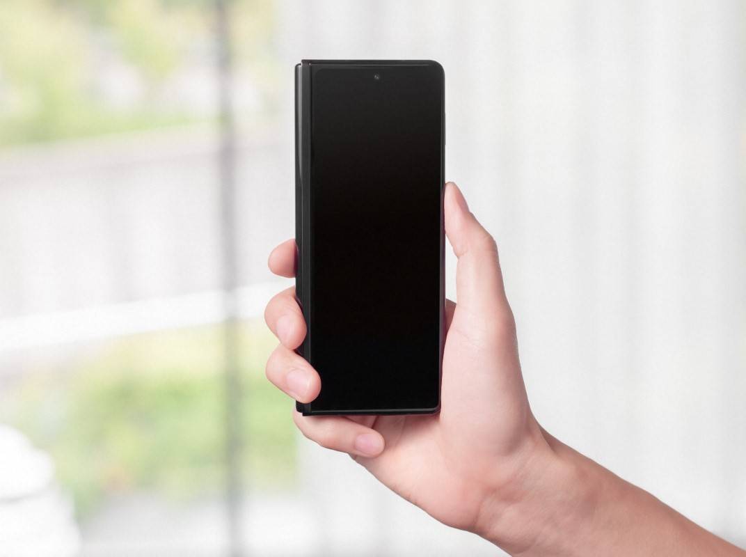 Samsung Galaxy Z Fold 3 in hand