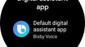 Digital assistant settings screen
