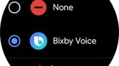 Digital assistant picker, with Bixby as the only option