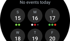 Calendar Tile on Galaxy Watch 4