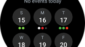 Calendar Tile on Galaxy Watch 4