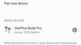 OnePlus Buds Pro on OnePlus phone