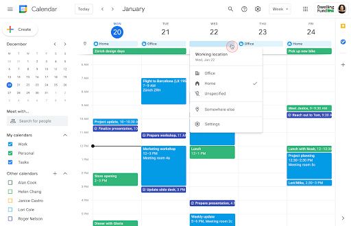 Google Calendar will soon let you share your working location with co ...