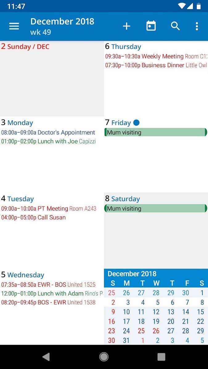 aCalendar months