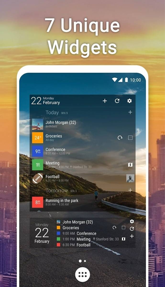 Business Calendar 2 widget