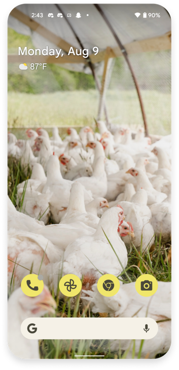 Android home screen