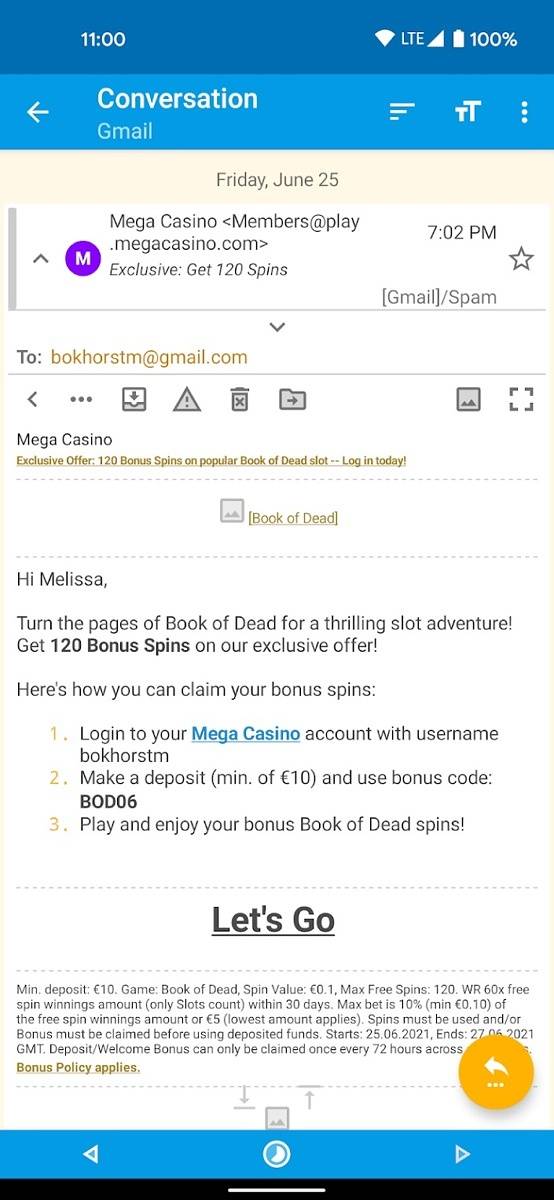 FairEmail email