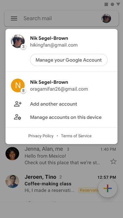 Gmail accounts