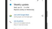 Google Calendar event