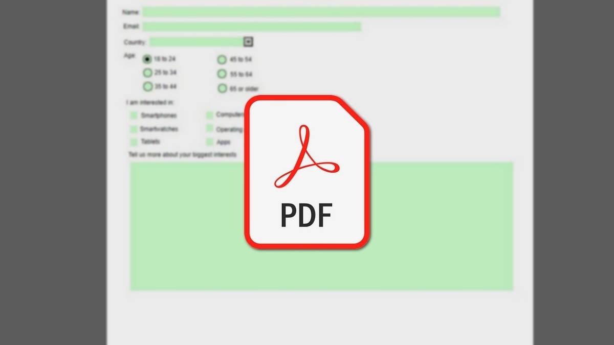 How to make a fillable PDF
