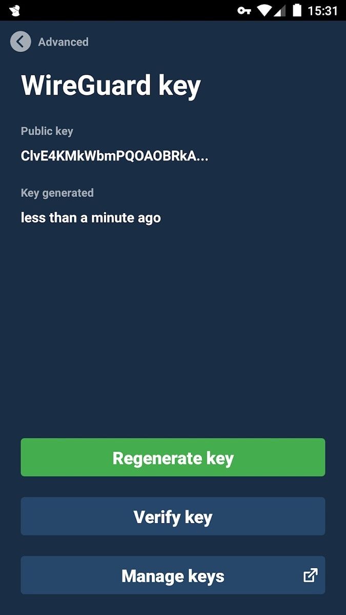 Mullvad wireguard