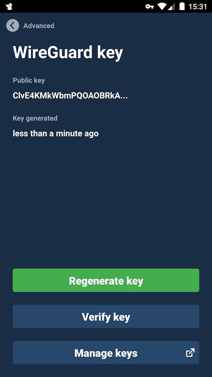 Mullvad wireguard