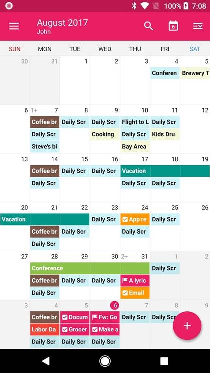 Nine calendar