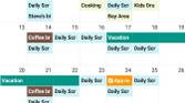 Nine calendar