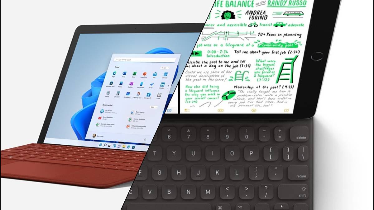 Microsoft Surface Go 3 vs Apple iPad 9th Gen: Which is the best ...