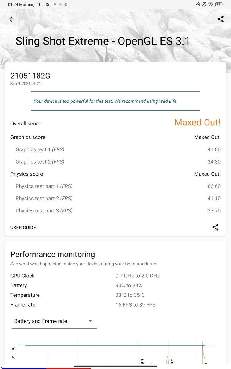 Xiaomi Tab 5 benchmarks