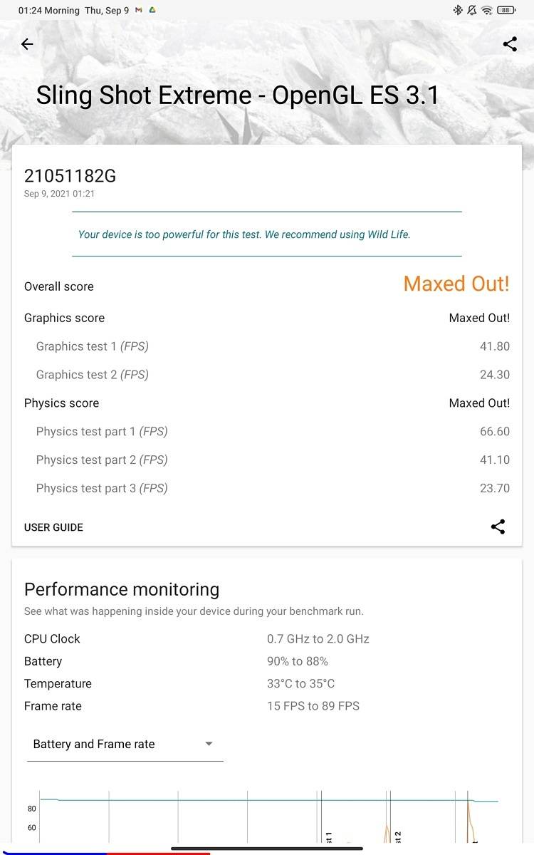 Xiaomi Tab 5 benchmarks