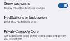 Privacy settings in Android 12 Beta 5