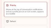 Priority conversation widget on Android 12