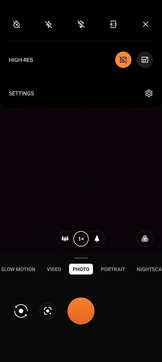 The camera app on OxygenOS 11