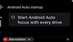 Android Auto startup options