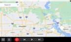Android Auto navigation bar with Coolwalk design