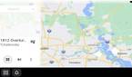 Android Auto media player in overlay from Coolwalk UI test