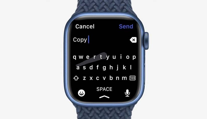 Apple Watch Series 7 keyboard