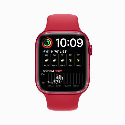 The Aluminum model is the most affordable and comes in various color options. You can buy both 41mm and 45mm versions from Apple.