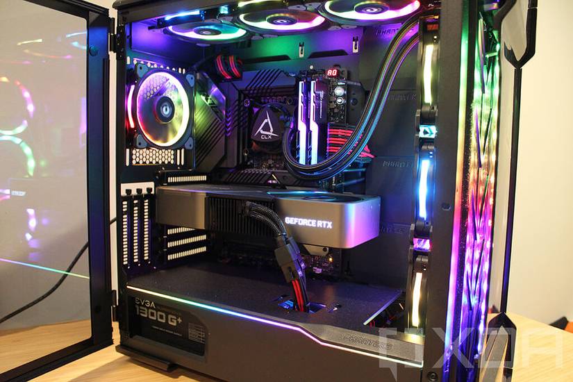 CLX Ra with door open, exposing RGB lighting