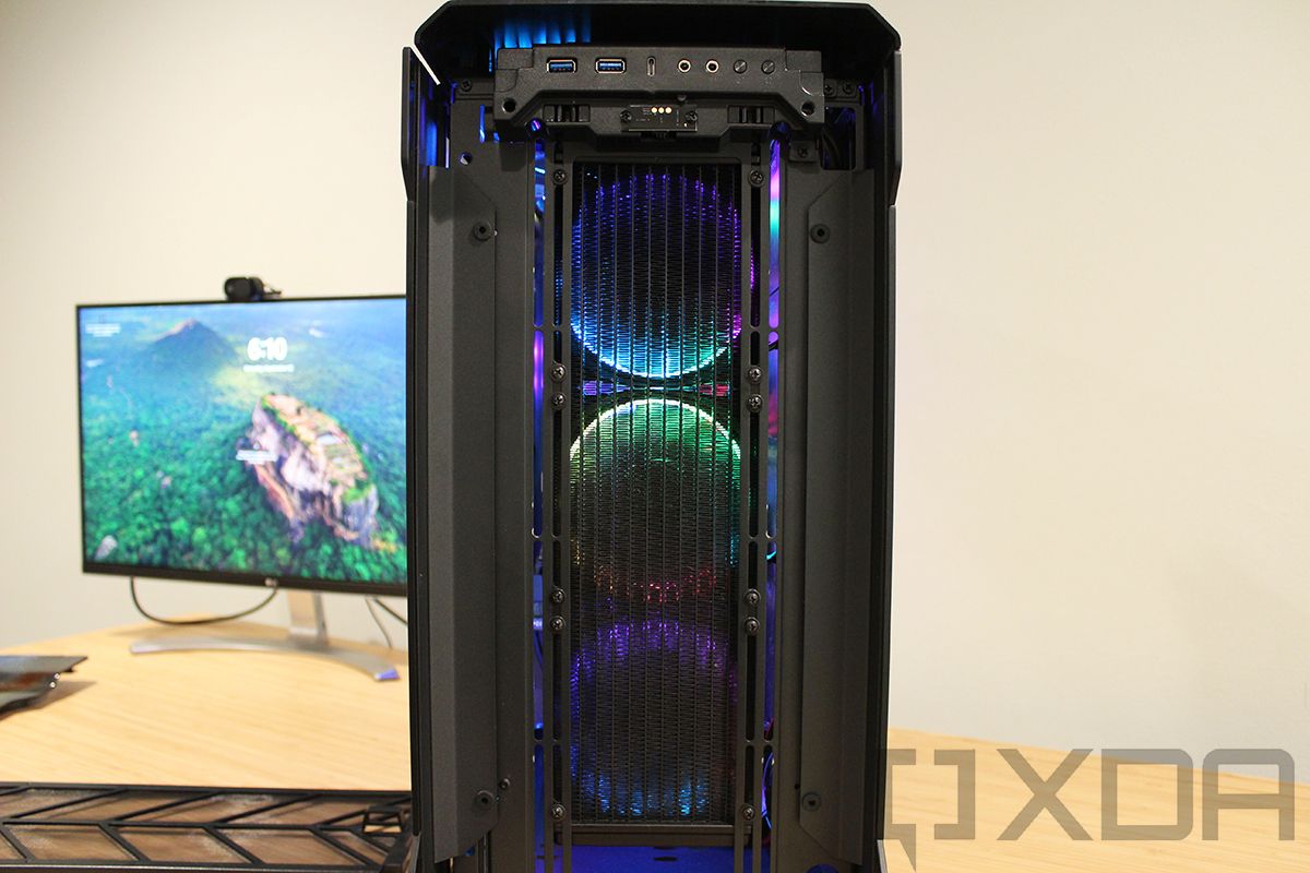 CLX Ra with front panel and filter removed