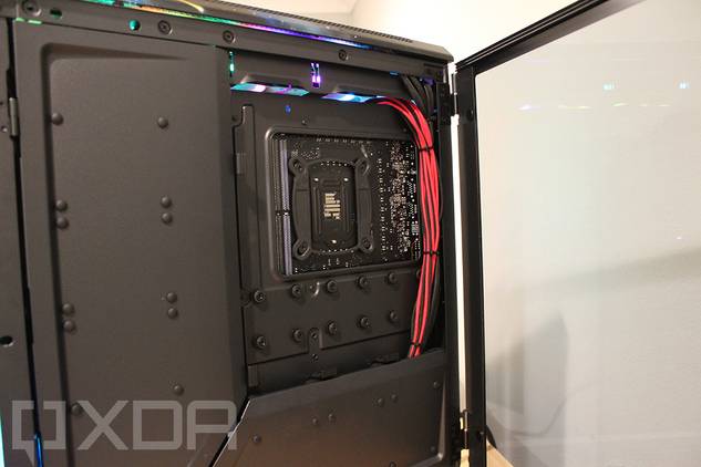 Bottom of CLX Ra with door open