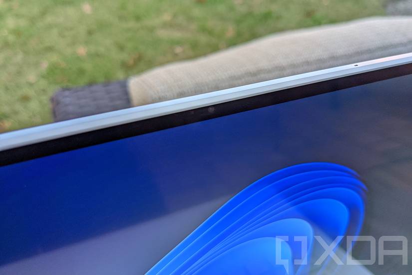 Close up of Dell XPS 15 webcam