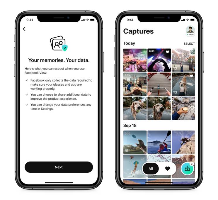 Facebook View app