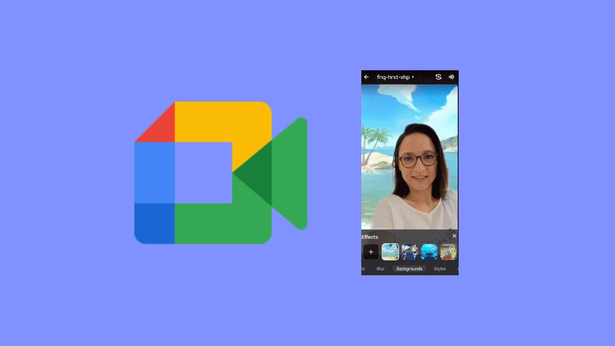 You can now use animated backgrounds on Google Meet for Android