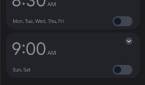 Alarm tab in Google Clock 7.0