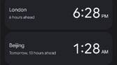 Clock tab in Google Clock 7.0