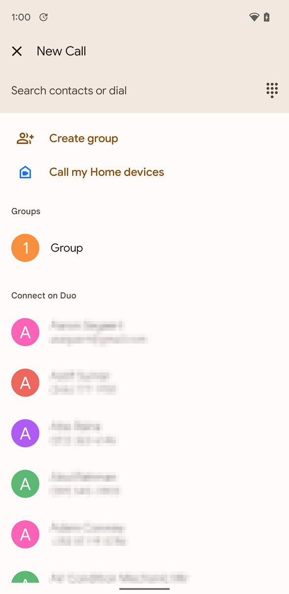 Google Duo Material You