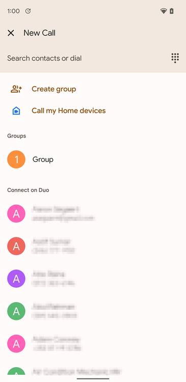 Google Duo Material You